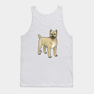 Dog - Cane Corso - Cropped Fawn Tank Top